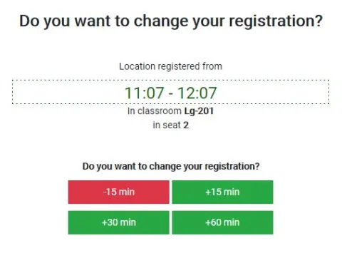 Qr-code registration