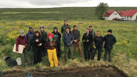 Archaeological field school at Hofstaðir in Mývatnsveit 