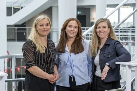 Þórhildur Halldórsdóttir, Kristín Rós Sigurðardóttir og Dagmar Kr. Hannesdóttir