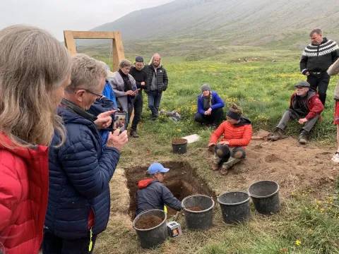 From an open day of the Two Valley project in Svarfaðardalur