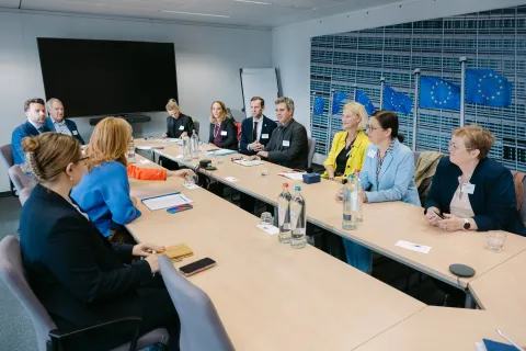 Rectors of the Aurora network universities at a meeting in Brussels.