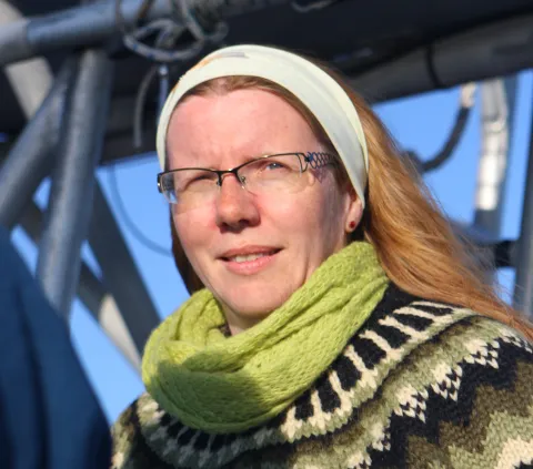 Marianne Rasmussen, whale researcher.