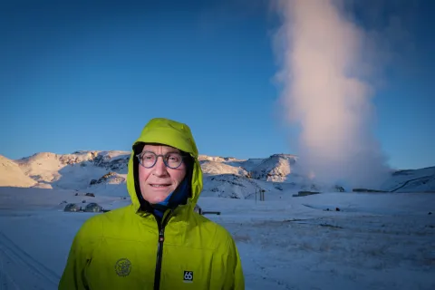 Sigurður Reynir Gíslason, Professor at the University if Iceland.