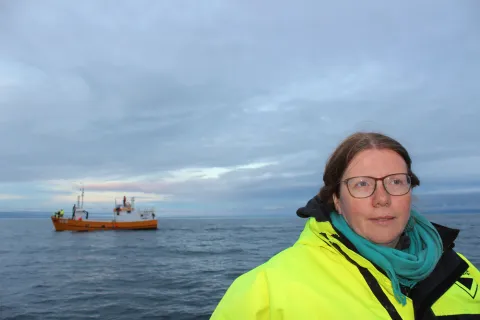 Marianne Rasmussen, whale researcher.
