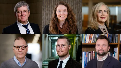 Newly elected members of the University Council.