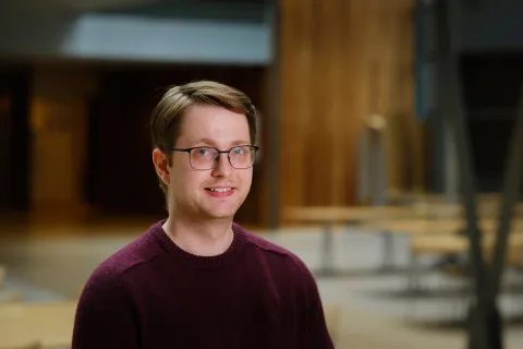 Teitur Sævarsson, doctoral student in biomedical science.