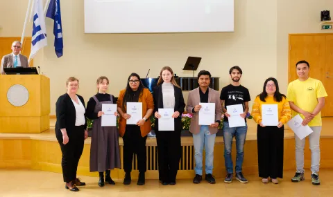 Postgraduate students who received grants from the Watanabe Trust Fund.