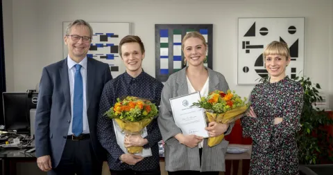 Jón Atli Benediktsson, Stefán Eggertsson, Harpa Ósk Björnsdóttir and Steinunn Gestsdóttir