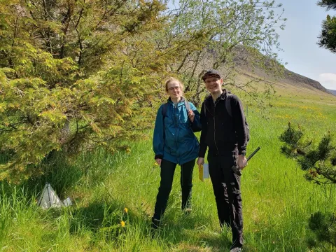 Nína Guðrún Baldursdóttir and Rafn Sigurðsson