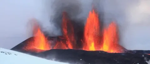 Volcanic eruption