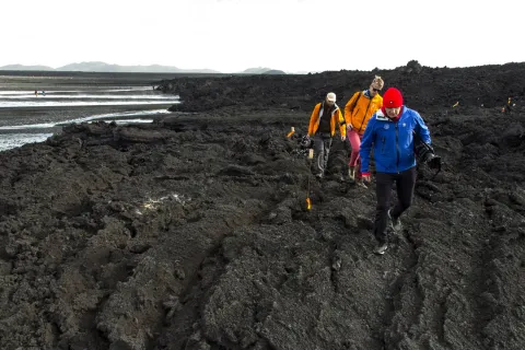 Treasure of the future, Fjársjóður framtíðar, producers in Holuhraun