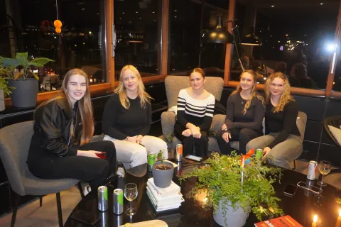 From one of the Ada events last year. From the left: Elma Karen Gunnarsdóttir,  Svana Kristín Elísdóttir, Eva Mítra Derayat and Sunna Kristín Gísladóttir.