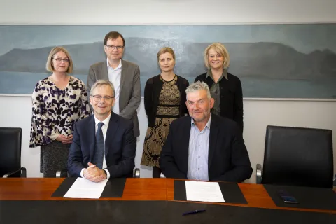 Jón Atli Benediktsson, Bryndís Kjartansdóttir, Irma Erlingsdóttir, Guðmundur Hálfdanarson, Guðrún Eysteinsdóttir