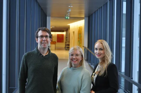 Dr. David Cook, Bjarnveig Birta Bjarnadóttir and Dr. Inga Minelgaite