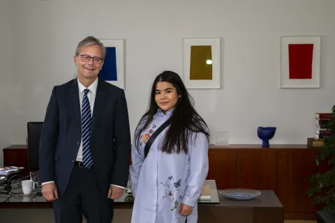 Jón Atli Benediktsson and Isabel Alejandra Díaz