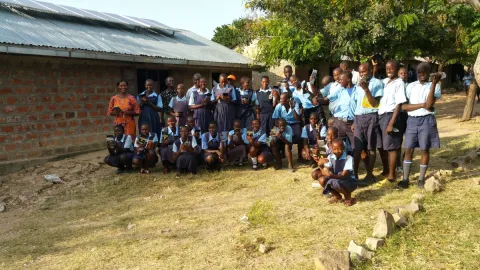 Learning system in a suitcase used in prisons in Kenya