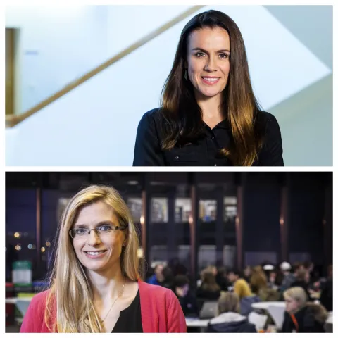 Tinna Laufey Ásgeirsdóttir and Þórhildur Ólafsdóttir