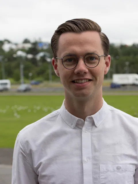 Portrait photo of Sigmar Aron Ómarsson