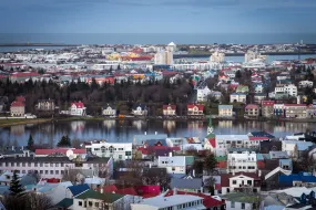 Reykjavík, seen from hallgrímskirkja
