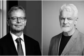 Jón Atli Benediktsson and Kári Stefánsson