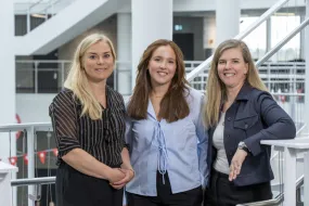 Þórhildur Halldórsdóttir, Kristín Rós Sigurðardóttir og Dagmar Kr. Hannesdóttir