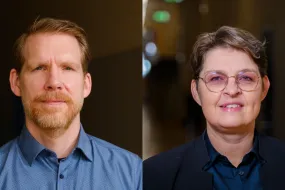 David Reimer and Kolbrún Pálsdóttir