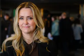 Sara Vöggsdóttir who recently graduated with a master's in health sciences.