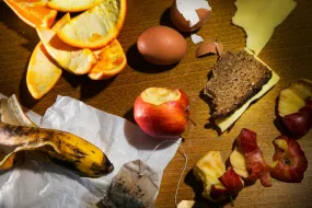 Food waste for recycling