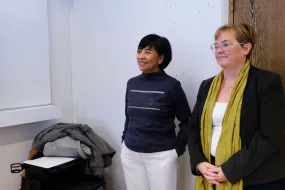 Miriam Coronel Ferrer and Silja Bára Ómarsdóttir