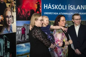 From a graduation ceremony in University of Iceland