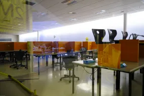 Water damages in University centre