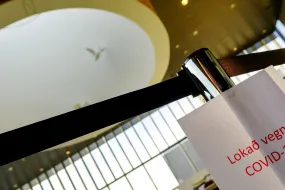 University centre, closed because of covid-19 restrictions