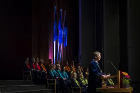 From a graduation ceremony in University of Iceland