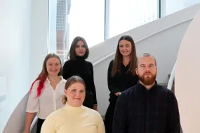 Students in training programme at Alvotech 2021