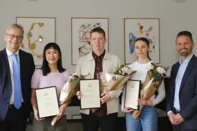 Jón Atli Benediktsson, Anna Huyen Ngo, Freyr Víkingur Einarsson, Iðunn Björg Arnaldsdóttir and Magnús Gunnlaugur Þórarinsson