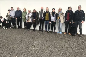 Participants in the exhibition Samkoma, sýningin sem aldrei varð, the exhibition that never took place