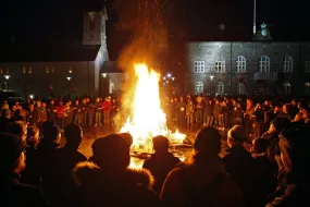 Protests at Austurvöllur