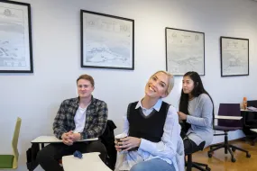 Students in the Sprettur programme