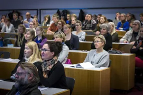 Guests at Biomedical and Health Sciences conference