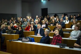 Guests at Biomedical and Health Sciences conference