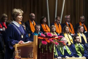 Graduation ceremony at University of Iceland