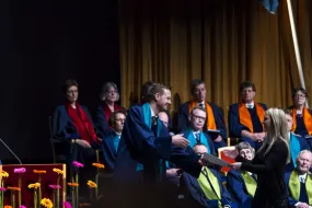 Graduation ceremony at University of Iceland