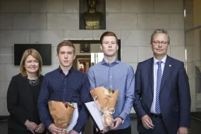 Friðrika Harðardóttir, Bergþór Traustason, Ásgeir Tryggvason, Jón Atli Benediktsson