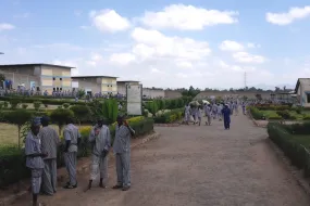 Learning system in a suitcase used in prisons in Kenya
