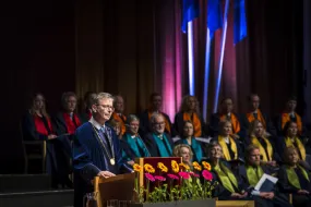 Graduation ceremony at University of Iceland
