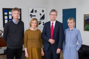 Guðmundur R. Jónasson, Guðbjörg Linda Rafnsdóttir, Jón Atli Benediktsson, and Steinunn Gestsdóttir