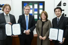 Hafliði Sævarsson, Jón Atli Benediktsson, Friðrika Harðardóttir, Toshiyuki Yokota