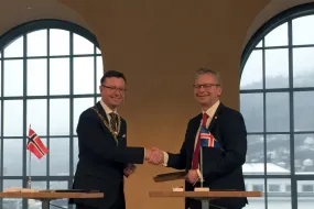 Dag Rune Olsen and Jón Atli Benediktsson