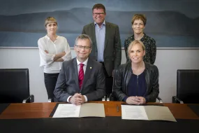 Jón Atli Benediktsson, Stefanía G. Halldórsdóttir, Einar Mäntylä, Guðbjörg Linda Rafnsdóttir