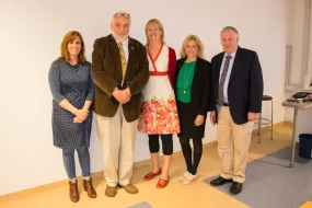 Hlíf Steingrímsdóttir, Þórarinn Gíslason, Erna Sif Arnardóttir, Erla Björnsdóttir and Alan I. Pack.